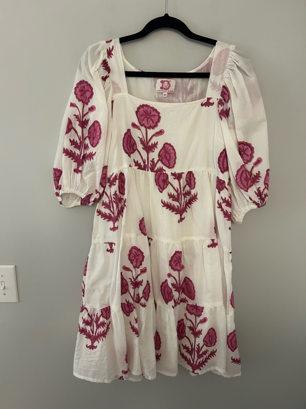 Victoria Dunn Block Print Mini Dress